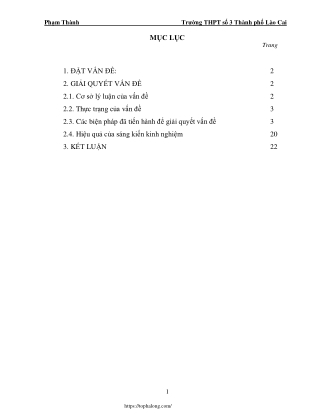 Phương pháp giải một số dạng toán về quan hệ song song trong không gian