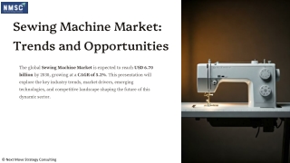 Sewing Machine Market Trends: Innovations, Growth Drivers & Opportunities