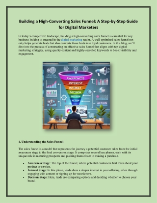 Master the Art of Sales Funnels: Step-by-Step to High Conversion