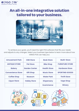 VERGO CRM: The Best POS Solution in Gurgaon for Inventory, Billing & Multi-Store