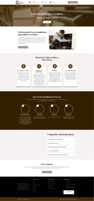 Oven Installation Sydney