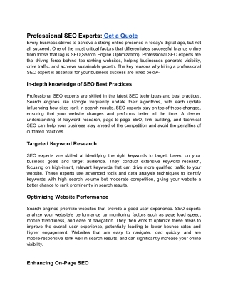 Professional SEO Experts|Lexmetech Systems|Contact Us-9178521173|PHP