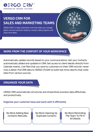 VERGO CRM: Top Sales Automation & POS Software for Kolkata Businesses