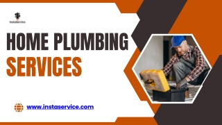 Home plumbing services