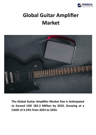 Global Guitar Amplifier Market
