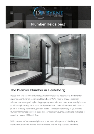 Plumber Heidelberg