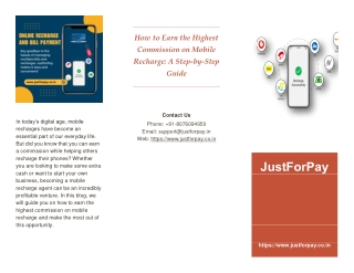 How to Earn the Highest Commission on Mobile Recharge