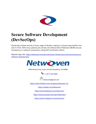 Secure Software Development (DevSecOps)