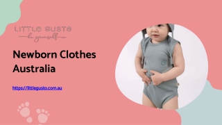 Newborn Clothes Australia - littlegusto.com.au