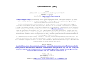 Queens home care agency