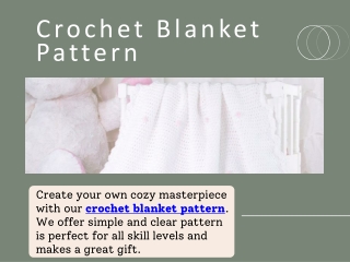 Crochet Blanket Pattern
