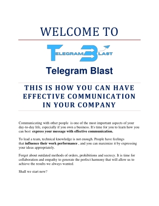 This is how you can have effective communication in your company