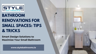 Small Bathroom, Big Impact: Space-Saving Renovation Ideas
