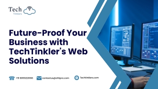 Future-Proof Your Business with TechTinkler's Web Solutions