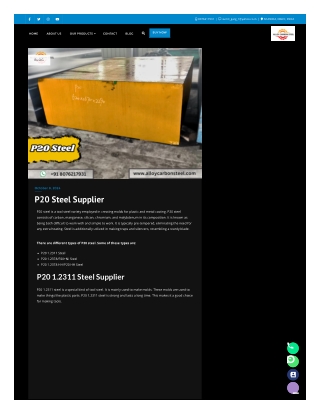 P20 Steel Supplier