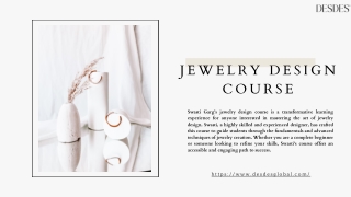 Top Jewelry Design Course for Aspiring Designers