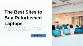 What is the Best Site to Buy Refurbished Laptops?