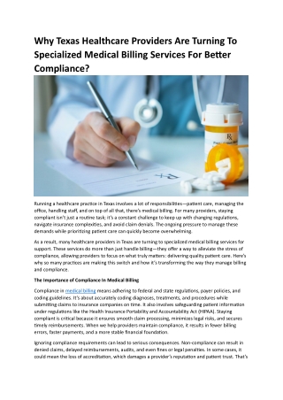 Medical Billing Services