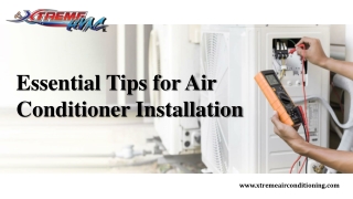 Air Conditioner Installation
