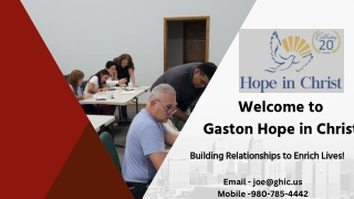 Welcome to Gaston Hope in Christ – Empowering Faith and Community