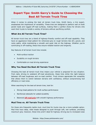Best All Terrain Truck Tires - Yokohamatire