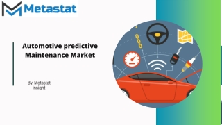 Automotive predictive Maintenance Market