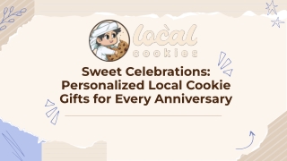 Anniversary gift: a personalised gift of delights