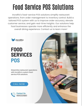 Food service POS solutions