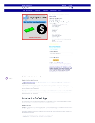 How To Buy Verified Cash App Accounts From The Best..