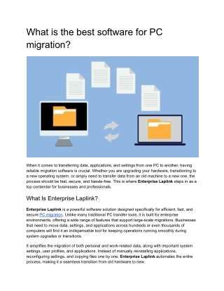 What is the best software for PC migration?