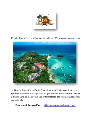 Punta Cana Excursión for Families