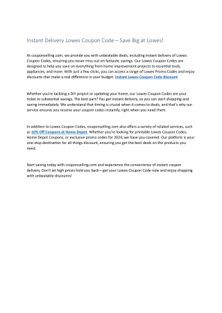 10 Off Coupons at Home Depot