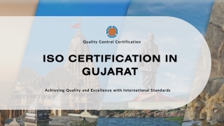 ISO certification in Gujarat
