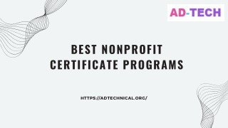 Top Nonprofit Certificate Programs to Advance Your Career