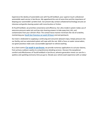 South San Francisco car wash 24 hours