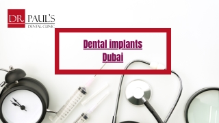 Dr. Paul’s Dental Clinic Dubai: Excellence in Comprehensive Dental Care