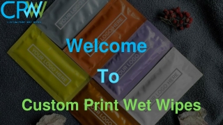 Single Wet Wipes Manufacturer