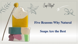 Five Reasons Why Natural Soaps Are the Best