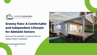 Granny Flat Builders in  Adelaide