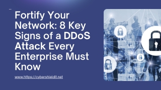 Recognizing the Signs of a DDoS Attack: Protecting Your Network from Disruption