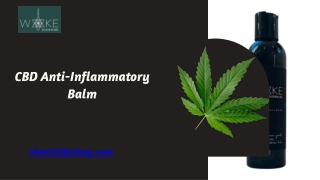 Get Relief from Inflammation With CBD Anti-Inflammatory Balm-Shanti Life Shop