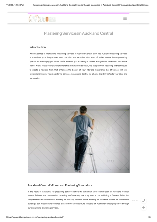 Interior Plastering Auckland