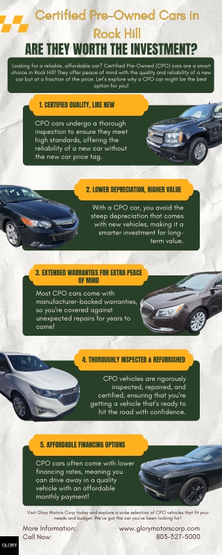 Certified Pre-Owned Cars in Rock Hill: Are They Worth the Investment?