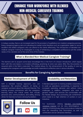 Enhance Your Workforce with Blended Non-Medical Caregiver Training