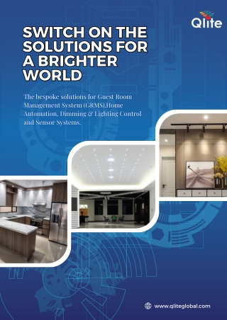 Switch on the Solutions for a Brighter World!!