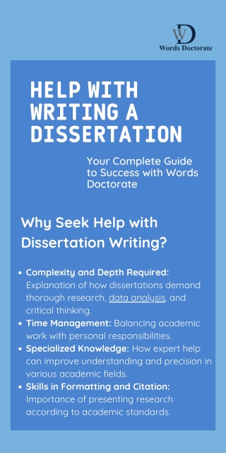 Your Comprehensive Guide to Dissertation Writing Help