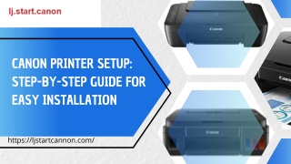 Canon Printer Setup: Step-by-Step Guide for Easy Installation