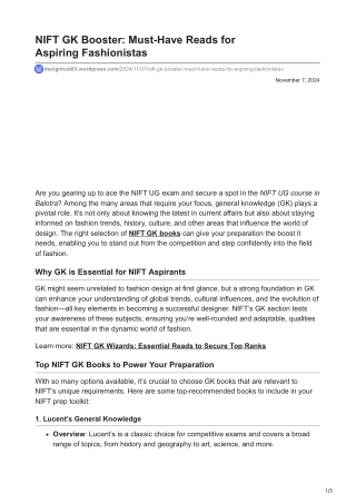 designhub83.wordpress.com-NIFT GK Booster Must-Have Reads for AspiringFashionistas