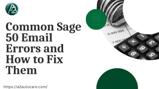 Common Sage 50 Email Errors and How to Fix Them