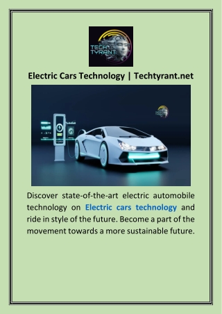 Electric Cars Technology  Techtyrant.net